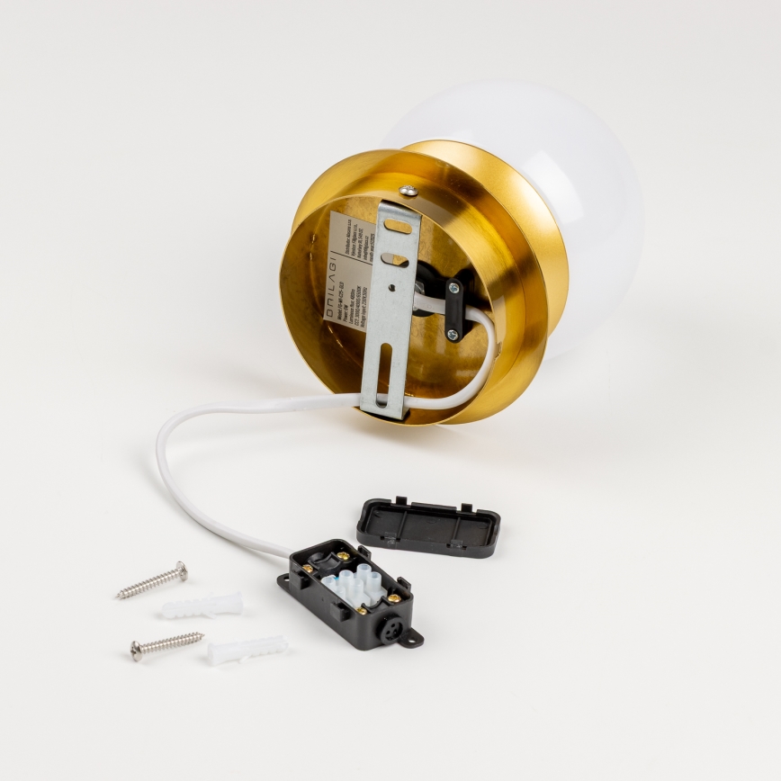 Brilagi - LED-Badezimmer-Wandleuchte BALL LED/6W/230V 3000/4000/6500K IP44 goldfarben