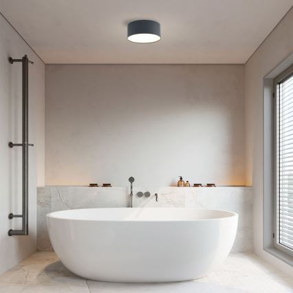 Brilagi - LED-Badezimmer-Deckenleuchte FORIS LED/20W/230V Ø 15 cm Anthrazit IP44