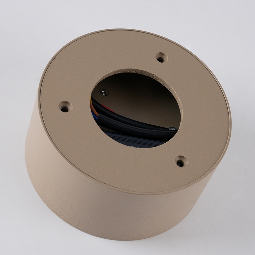 Brilagi - LED-Badezimmer-Deckenleuchte FORIS LED/9W/230V Ø 9 cm beige IP44 CRI 90