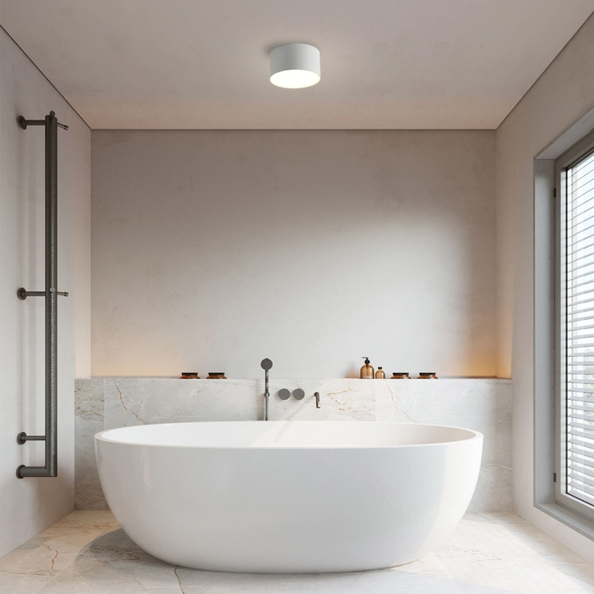 Brilagi - LED-Badezimmer-Deckenleuchte FORIS LED/9W/230V Ø 9 cm weiß IP44