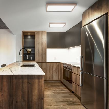 Brilagi - LED-Badezimmer-Deckenleuchte FRAME LED/50W/230V 60x60 cm IP44 beige