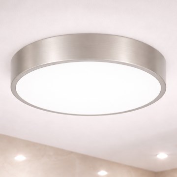 Brilagi - LED Badezimmer-Deckenleuchte POOL LED/36W/230V 3000/4000/5500K Ø 40 cm IP54 matt-chrom