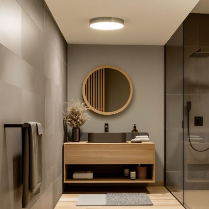 Brilagi - LED Badezimmer-Deckenleuchte POOL LED/36W/230V 3000/4000/5500K Ø 40 cm IP54 Messing