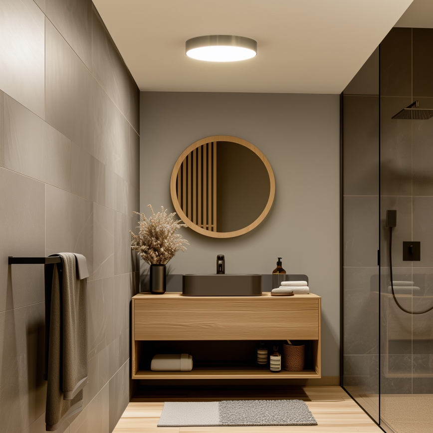 Brilagi - LED Badezimmer-Deckenleuchte POOL LED/36W/230V 3000/4000/5500K Ø 40 cm IP54 Messing