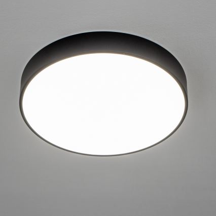 Brilagi - POOL LED Deckenleuchte für Badezimmer, 36W/230V, 3000/4000/5500K, Ø 40 cm, IP54, schwarz