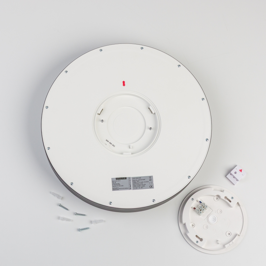 Brilagi - POOL LED Deckenleuchte für Badezimmer, 36W/230V, 3000/4000/5500K, Ø 40 cm, IP54, schwarz