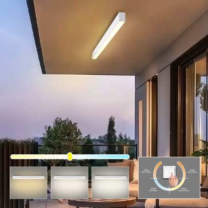 Brilagi - LED-Badezimmer-Deckenleuchte SLEEKLINE LED/40W/230V 3000/4500/6000K weiß IP44