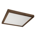 Brilagi - LED Badezimmer-Deckenleuchte WOODY FRAME LED/40W/230V 60x60 cm IP44 Eiche/Nussbaum
