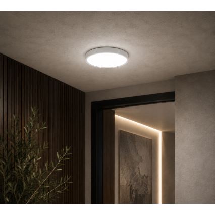 BRILAGI - LED-Badezimmer-Deckenleuchte ZENNA LED/12W/230V Ø 25 cm IP44 weiß