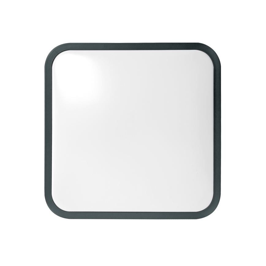 Brilagi - LED-Badezimmer-Deckenleuchte ZENNA LED/18W/230V 28,5x28,5 cm IP44 anthrazit