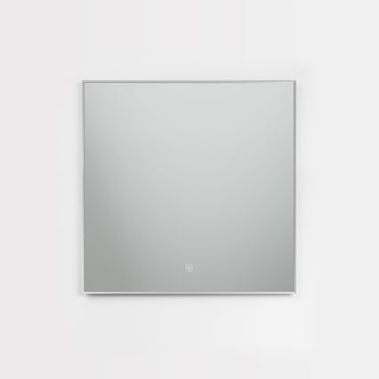 Brilagi - LED-Badezimmerspiegel DESIO LED/24W/230V 60x60 cm silber IP44 CRI 90 dimmbar + CCT
