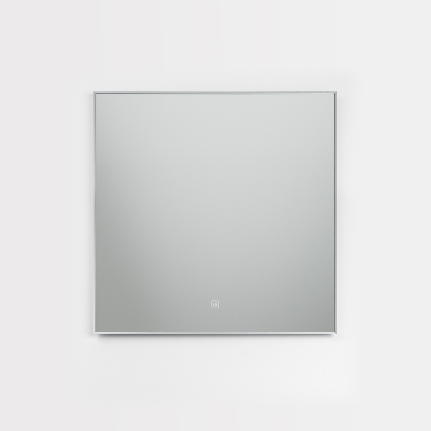 Brilagi - LED-Badezimmerspiegel DESIO LED/24W/230V 60x60 cm silber IP44 CRI 90 dimmbar + CCT