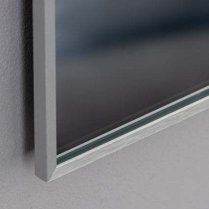 Brilagi - LED-Badezimmerspiegel DESIO LED/24W/230V 60x60 cm silber IP44 CRI 90 dimmbar + CCT