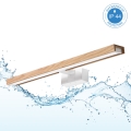 Brilagi - LED-Badezimmer-Spiegelbeleuchtung 3-in-1 WOODY MIRROR LED/12W/230V 60 cm IP44 weiß/Eiche