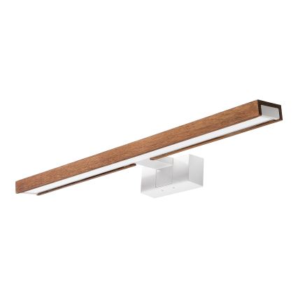 Brilagi - LED-Badezimmer-Spiegelleuchte 3-in-1 WOODY MIRROR LED/12W/230V 60 cm IP44 weiß/Eiche-Kirsche