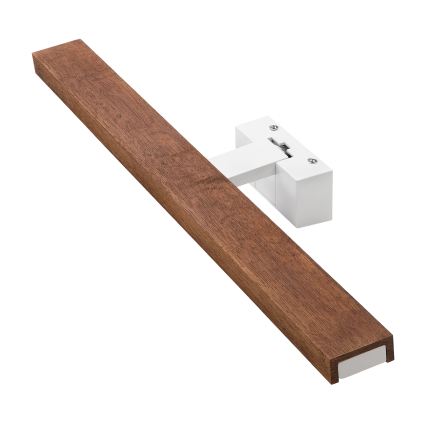 Brilagi - LED-Badezimmer-Spiegelleuchte 3-in-1 WOODY MIRROR LED/12W/230V 60 cm IP44 weiß/Eiche-Kirsche