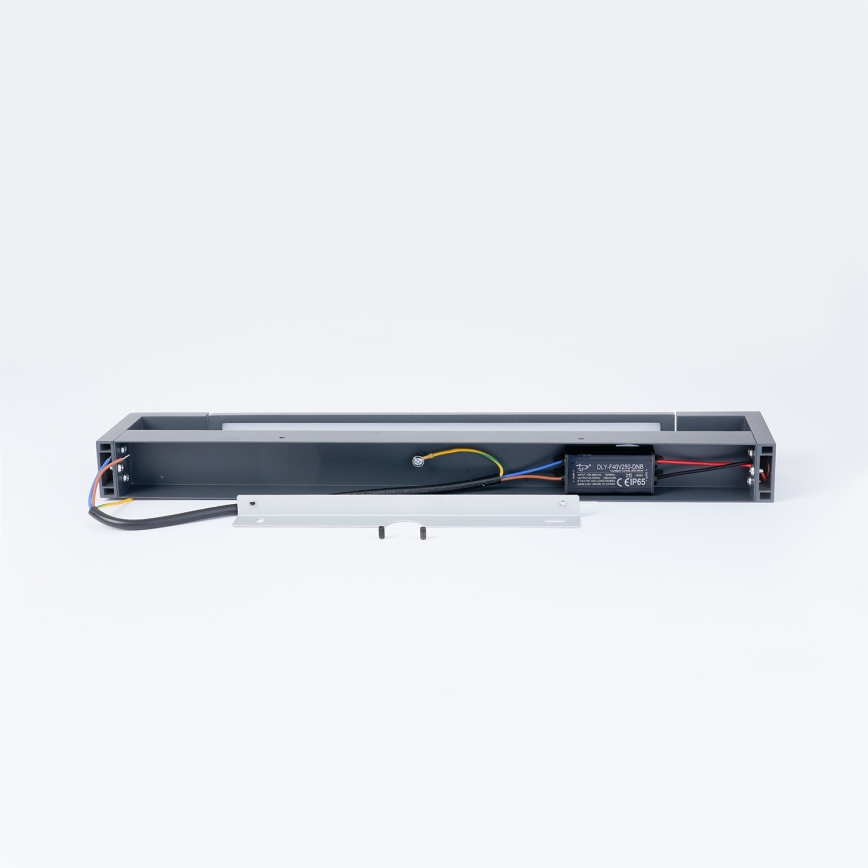 Brilagi - AQUA LINE LED-Spiegelbeleuchtung für das Badezimmer LED/12W/230V 45 cm IP44 Anthrazit CRI 90