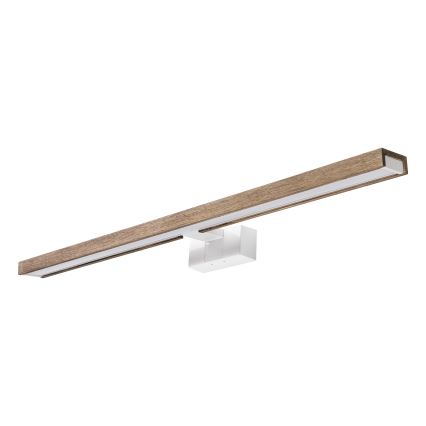 Brilagi - LED-Spiegelleuchte WOODY MIRROR 3-in-1 für Badezimmer LED/15W/230V 80 cm IP44 weiß/Eiche/Nussbaum