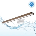 Brilagi - LED Badezimmer-Spiegelleuchte 3-in-1 WOODY MIRROR 3-in-1 LED/12W/230V 60 cm IP44 weiß/Eiche Nussbaum