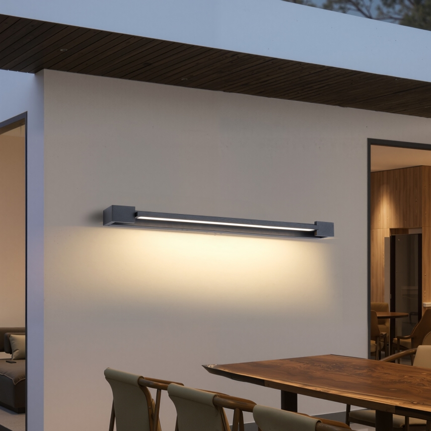 Brilagi - LED-Badezimmer-Spiegelbeleuchtung AQUA LINE LED/36W/230V 120 cm IP44 anthrazit CRI 90