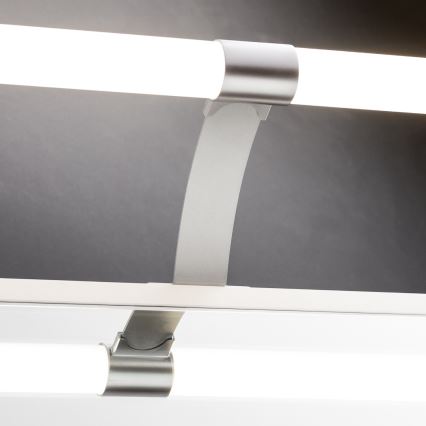 Brilagi - 2-in-1 LED-Badezimmer-Spiegelleuchte TUBEO LED/8W/230V 60 cm IP44 silberfarben