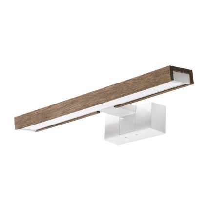 Brilagi - LED-Badezimmer-Spiegelleuchte WOODY MIRROR 3-in-1 LED/8W/230V 40 cm IP44 Weiß/Eiche