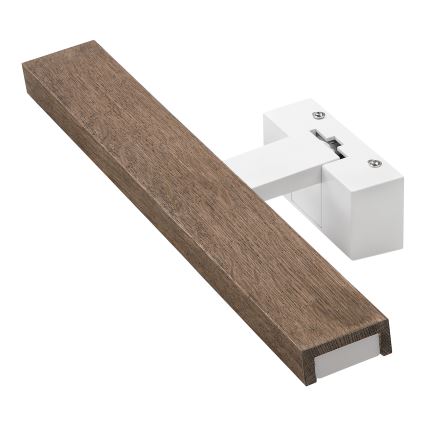 Brilagi - LED-Badezimmer-Spiegelleuchte WOODY MIRROR 3-in-1 LED/8W/230V 40 cm IP44 Weiß/Eiche