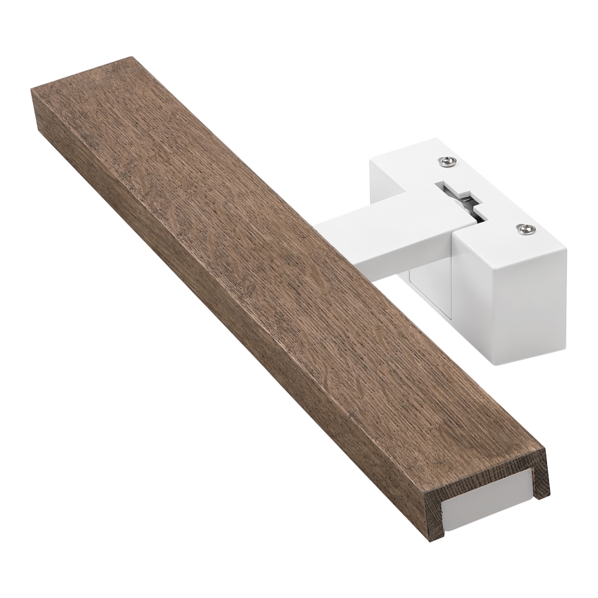 Brilagi - LED-Badezimmer-Spiegelleuchte WOODY MIRROR 3-in-1 LED/8W/230V 40 cm IP44 Weiß/Eiche