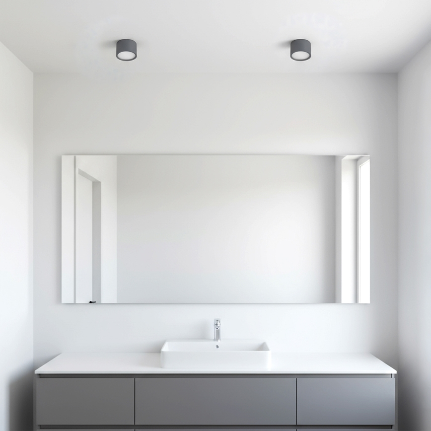BRILAGI - LED Badezimmer-Spot SMOOTH 1xGX53/15W/230V 60x82 mm Anthrazit IP54