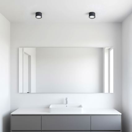 BRILAGI - LED Badezimmer-Spotleuchte SMOOTH 1xGX53/15W/230V 60x82 mm schwarz IP54