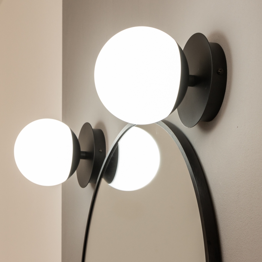 Brilagi - LED-Badezimmer-Wandleuchte BALL LED/6W/230V 3000/4000/6500K IP44 schwarz