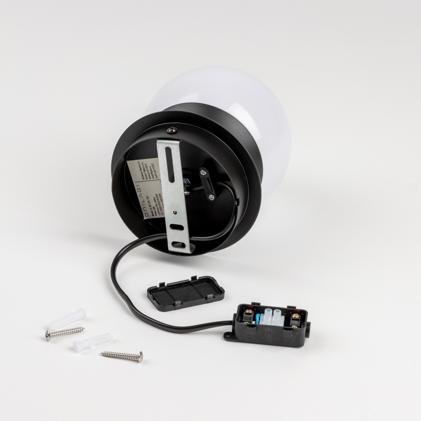 Brilagi - LED-Badezimmer-Wandleuchte BALL LED/6W/230V 3000/4000/6500K IP44 schwarz