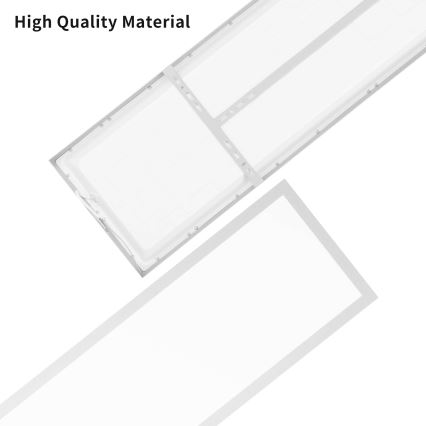 Brilagi - LED-Badezimmer-Deckenleuchte FRAME LED/50W/230V 3000/4000/6000K 120x30 cm IP44 silber