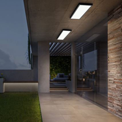 Brilagi - LED-Deckenleuchte für Badezimmer FRAME LED/50W/230V 30x120 cm 3000/4000/6000K IP44 schwarz