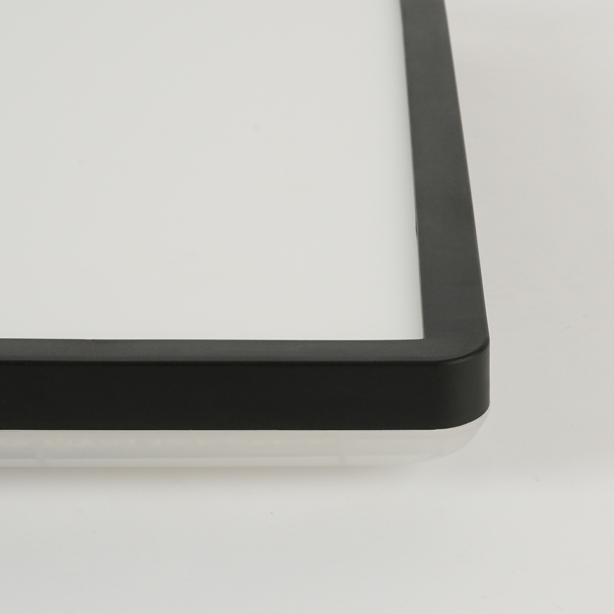 Brilagi - LED-Deckenleuchte für Badezimmer ULTRA SLIM LED/18W/230V 30x30 cm schwarz IP54