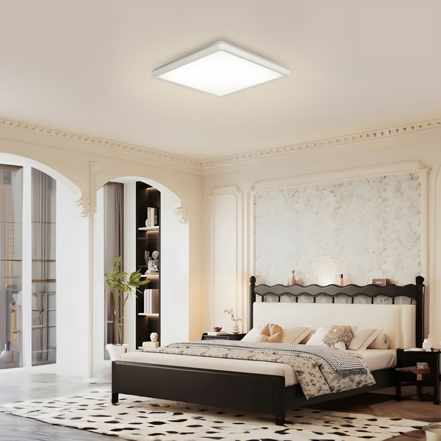 Brilagi - LED-Deckenleuchte für Badezimmer ULTRA SLIM LED/18W/230V 30x30 cm weiß IP54