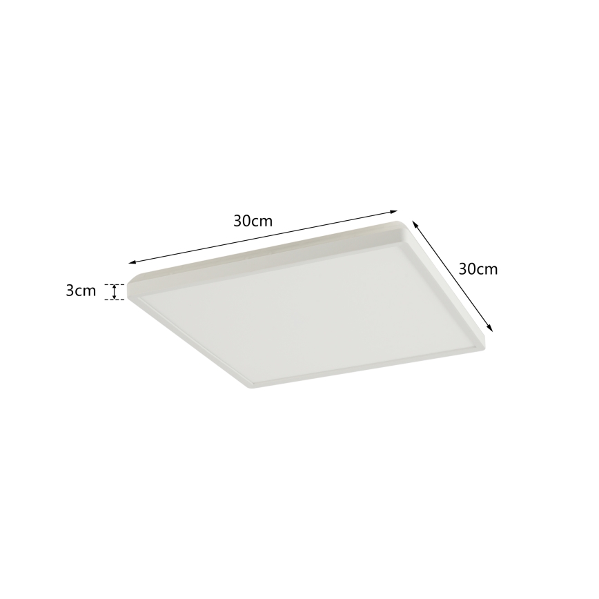 Brilagi - LED-Deckenleuchte für Badezimmer ULTRA SLIM LED/18W/230V 30x30 cm weiß IP54