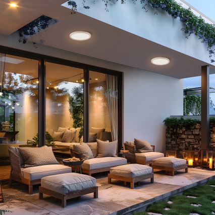 Brilagi - LED-Deckenleuchte für Badezimmer ULTRA SLIM LED/18W/230V d 30 cm weiß IP54