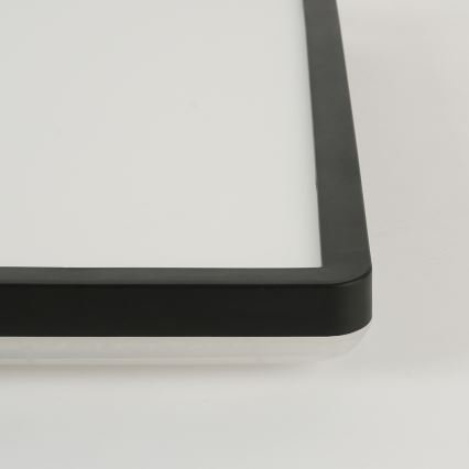 Brilagi - LED-Deckenleuchte für Badezimmer ULTRA SLIM LED/24W/230V 42x42 cm schwarz IP54