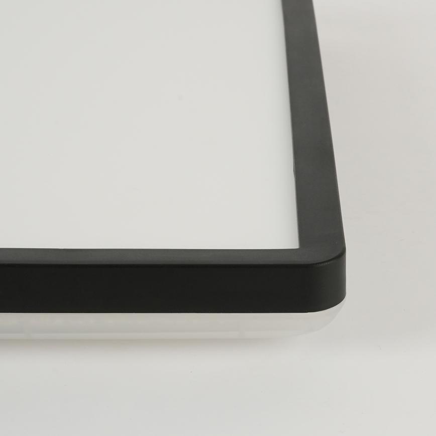 Brilagi - LED-Deckenleuchte für Badezimmer ULTRA SLIM LED/24W/230V 42x42 cm schwarz IP54