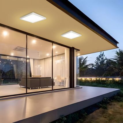 Brilagi - LED-Deckenleuchte für Badezimmer ULTRA SLIM LED/24W/230V 42x42 cm weiß IP54