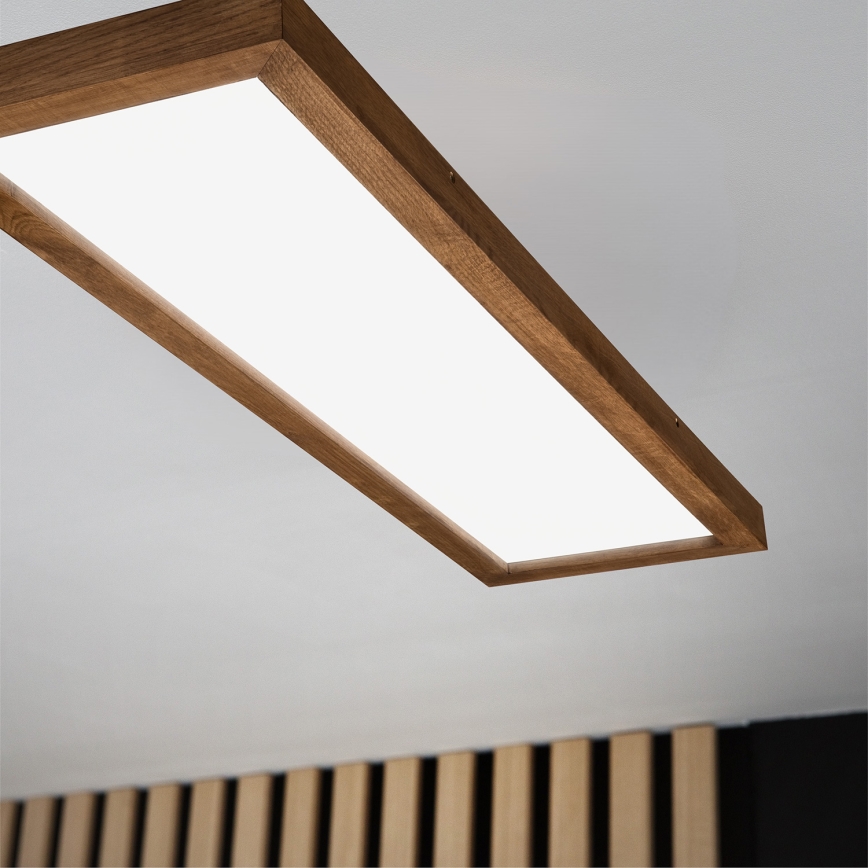Brilagi - LED-Badezimmer-Deckenleuchte WOODY FRAME LED/40W/230V 120x30 cm IP44 Eiche/Kirsche