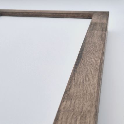 Brilagi - LED Badezimmer-Deckenleuchte WOODY FRAME LED/50W/230V 120x30 cm IP44 Eiche Nussbaum