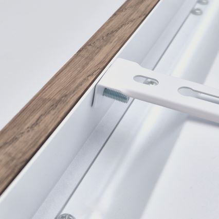 Brilagi - LED Badezimmer-Deckenleuchte WOODY FRAME LED/50W/230V 120x30 cm IP44 Eiche Nussbaum