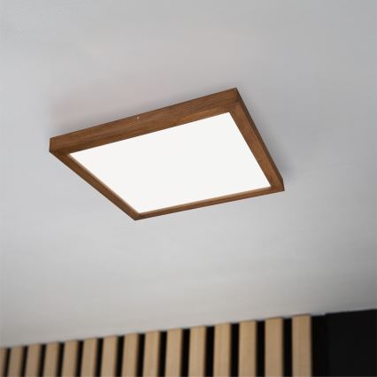 Brilagi - LED-Badezimmer-Deckenleuchte WOODY FRAME LED/50W/230V 60x60 cm IP44 Eiche/Kirsche