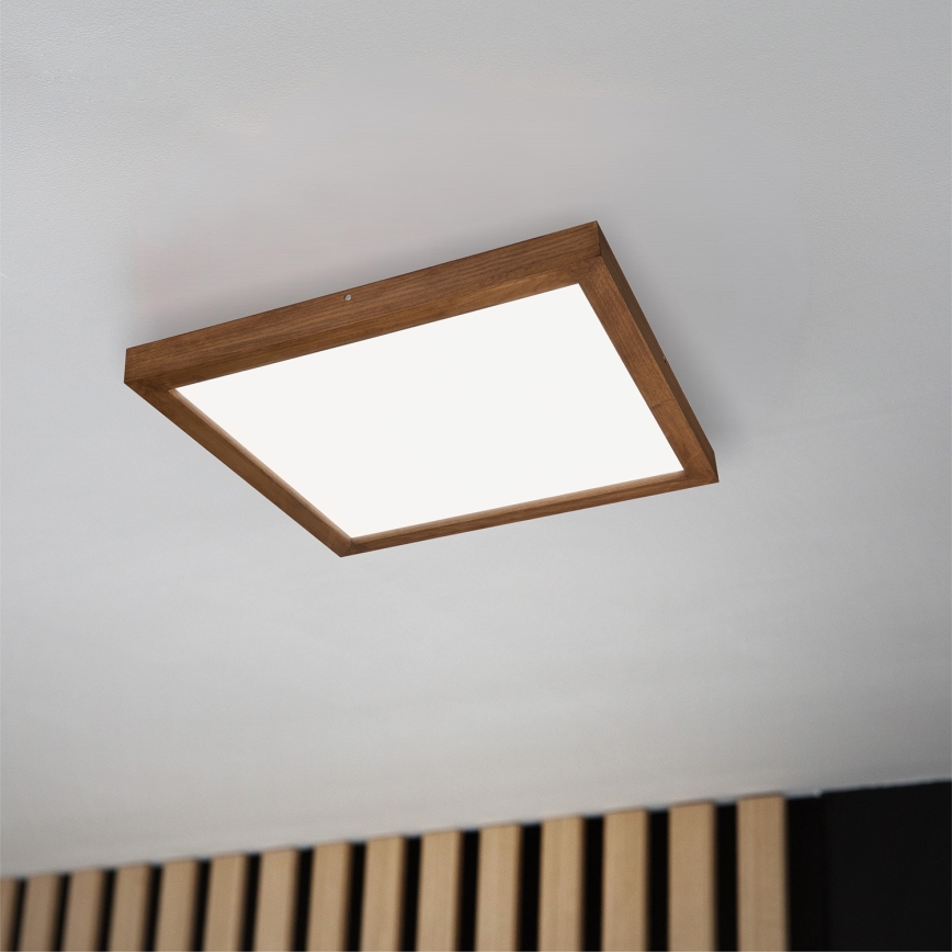 Brilagi - LED-Badezimmer-Deckenleuchte WOODY FRAME LED/50W/230V 60x60 cm IP44 Eiche/Kirsche