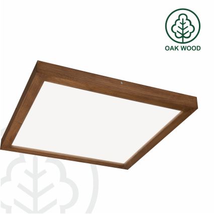 Brilagi - LED-Badezimmer-Deckenleuchte WOODY FRAME LED/50W/230V 60x60 cm IP44 Eiche/Kirsche