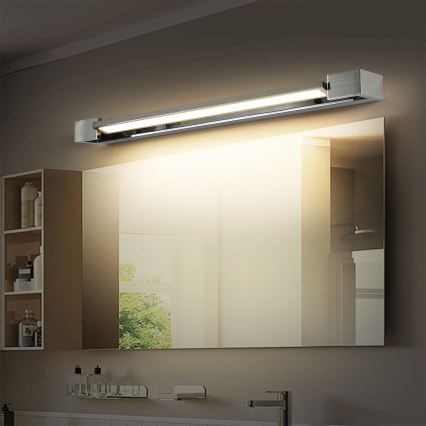 Brilagi - LED-Badspiegelleuchte AQUA LINE LED/18W/230V 60 cm IP44 glänzender Chrom CRI 90