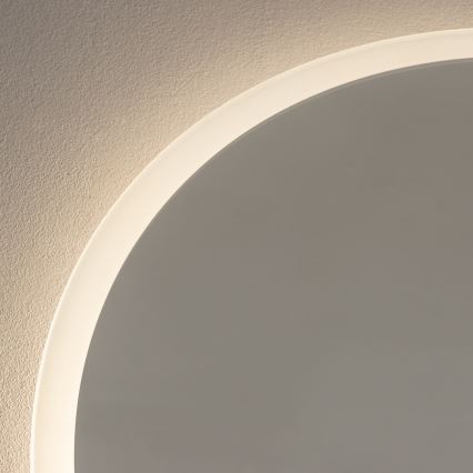 Brilagi - LED-Badezimmerspiegel BERNATE LED/19W/230V Ø 60 cm silber IP44 CRI 90 dimmbar + CCT