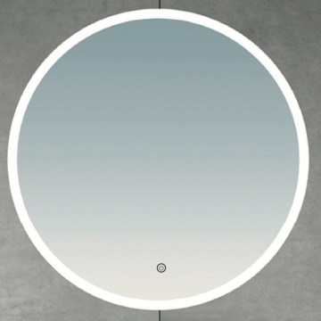 Brilagi - LED-Badezimmerspiegel BERNATE LED/19W/230V Ø 60 cm silber IP44 CRI 90 dimmbar + CCT